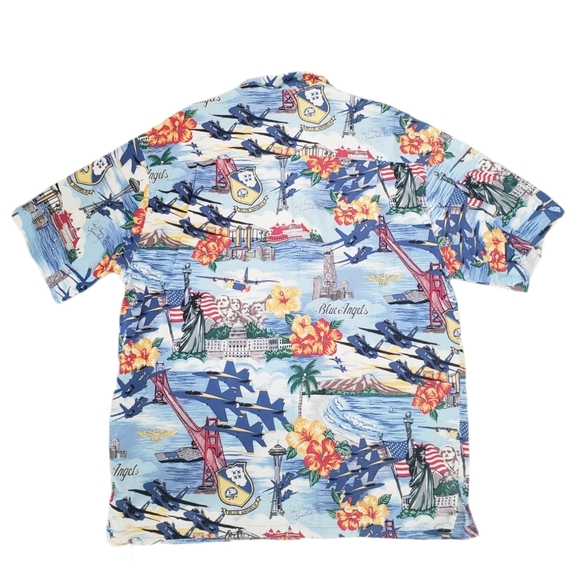 ‼️SOLD‼️ US Navy Art By Gavin Blue Angels Hawaiian - Picture 16 of 16